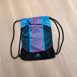 Adidas Alliance II Sackpack Drawstring Bag Backpack Mesh & Zippered Front
Pocket